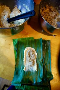 Banana leaf tamales